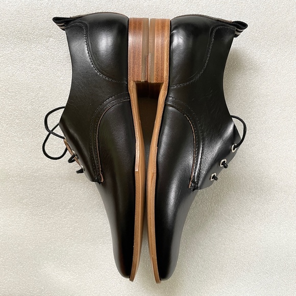 Rag & Bone Audrey Black Leather Oxfords - Picture 3 of 14